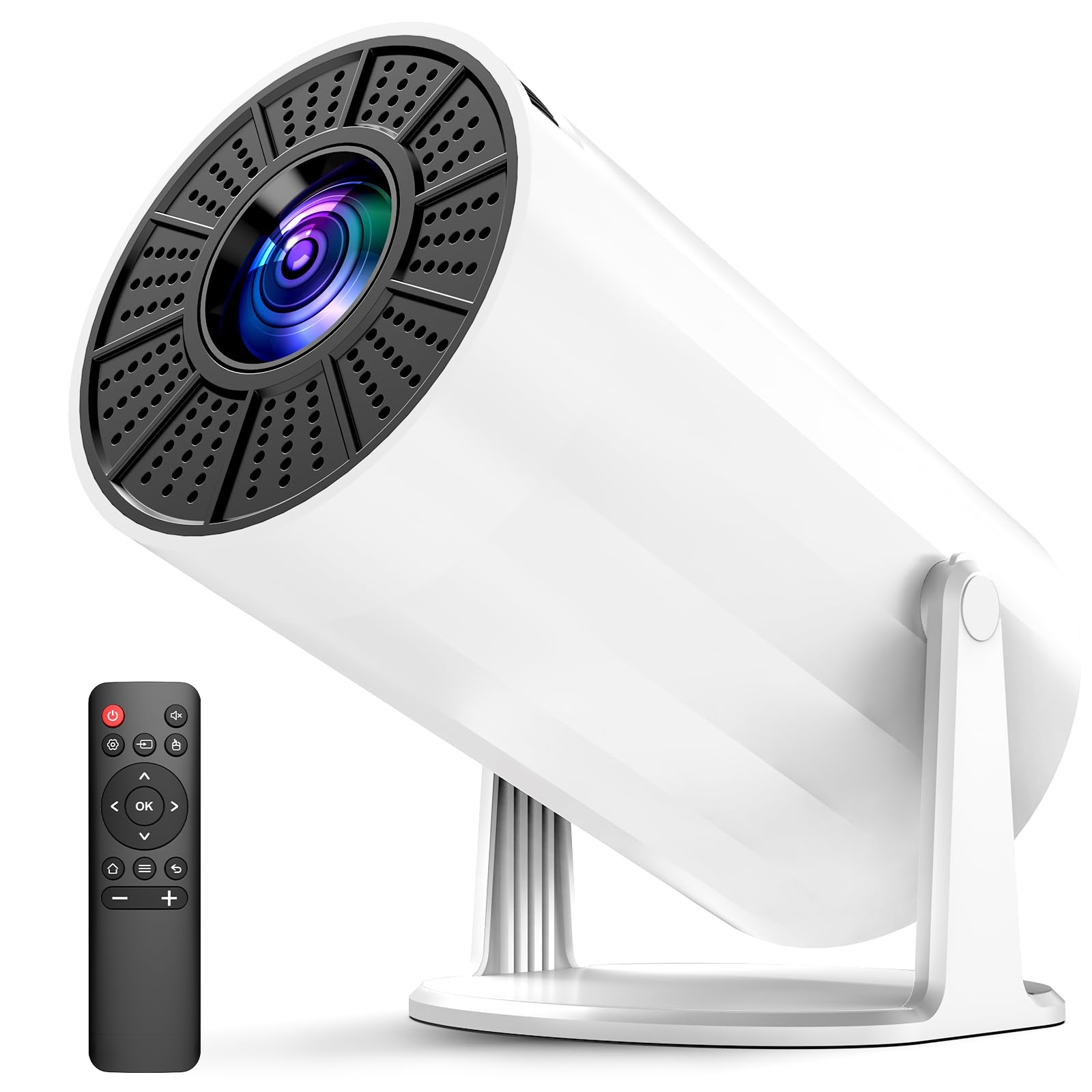 プロジェクター 家庭用リモコンTV12.0搭載4K対応270°回転 天井投影 Amazon.co.jp: Zyvrex プロジェクター 家庭用【Android TV搭載・270